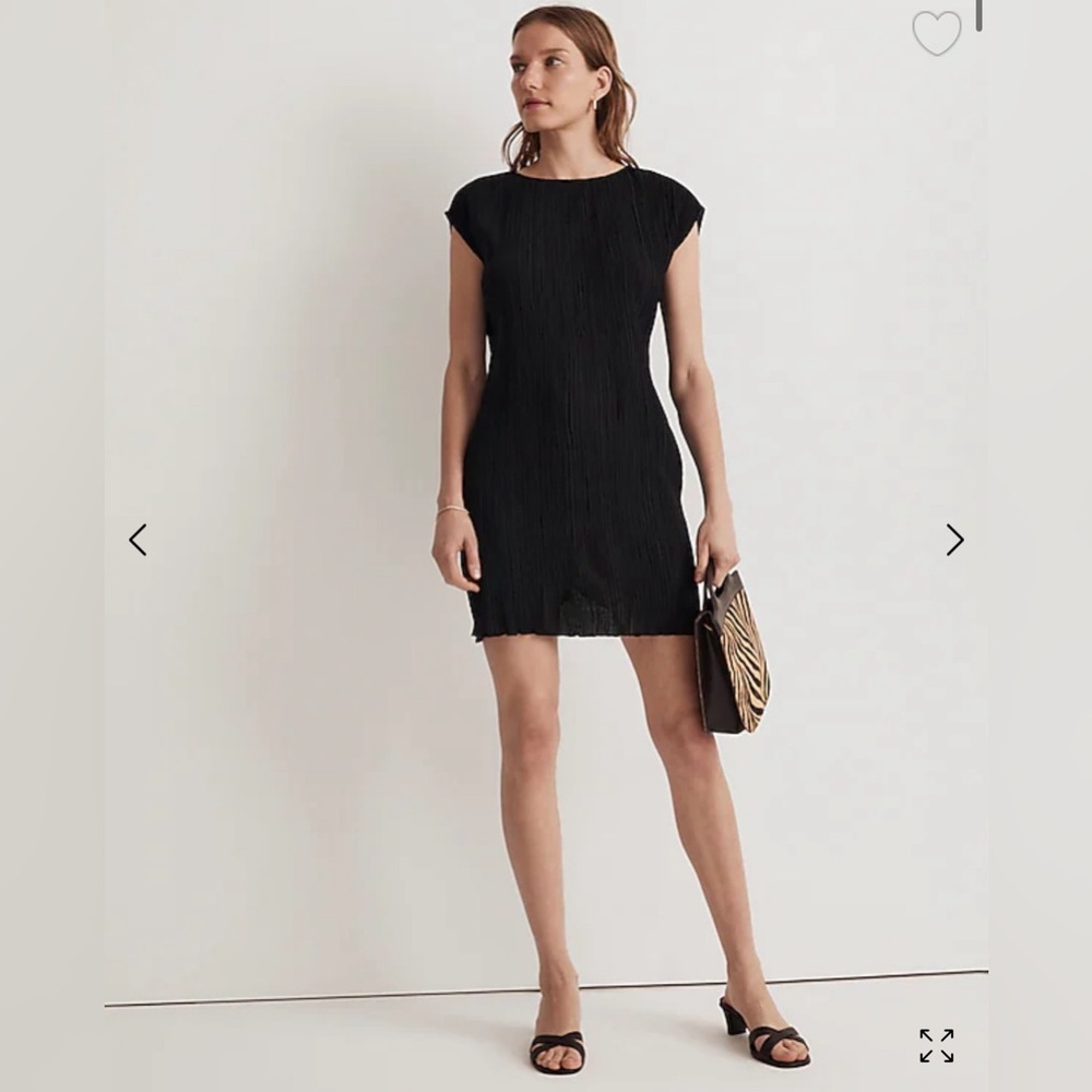 Madewell Plissé Mini Tee Dress